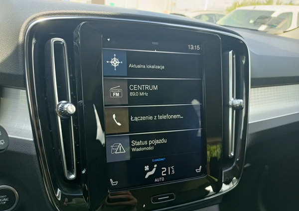 Volvo XC 40 cena 118900 przebieg: 46497, rok produkcji 2019 z Rzeszów małe 352